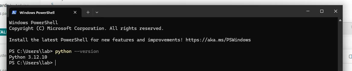 Check python installed